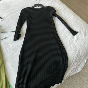 Black maxi dress from Zara